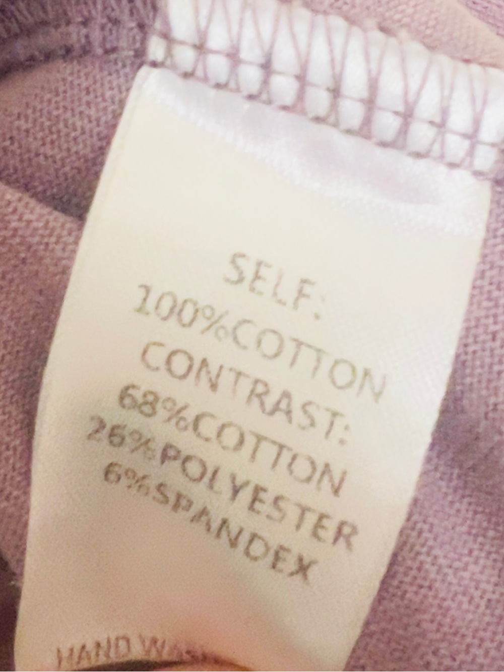 easel Lavender Star Patch Ribbed Neck Tee - Picture 3 of 4